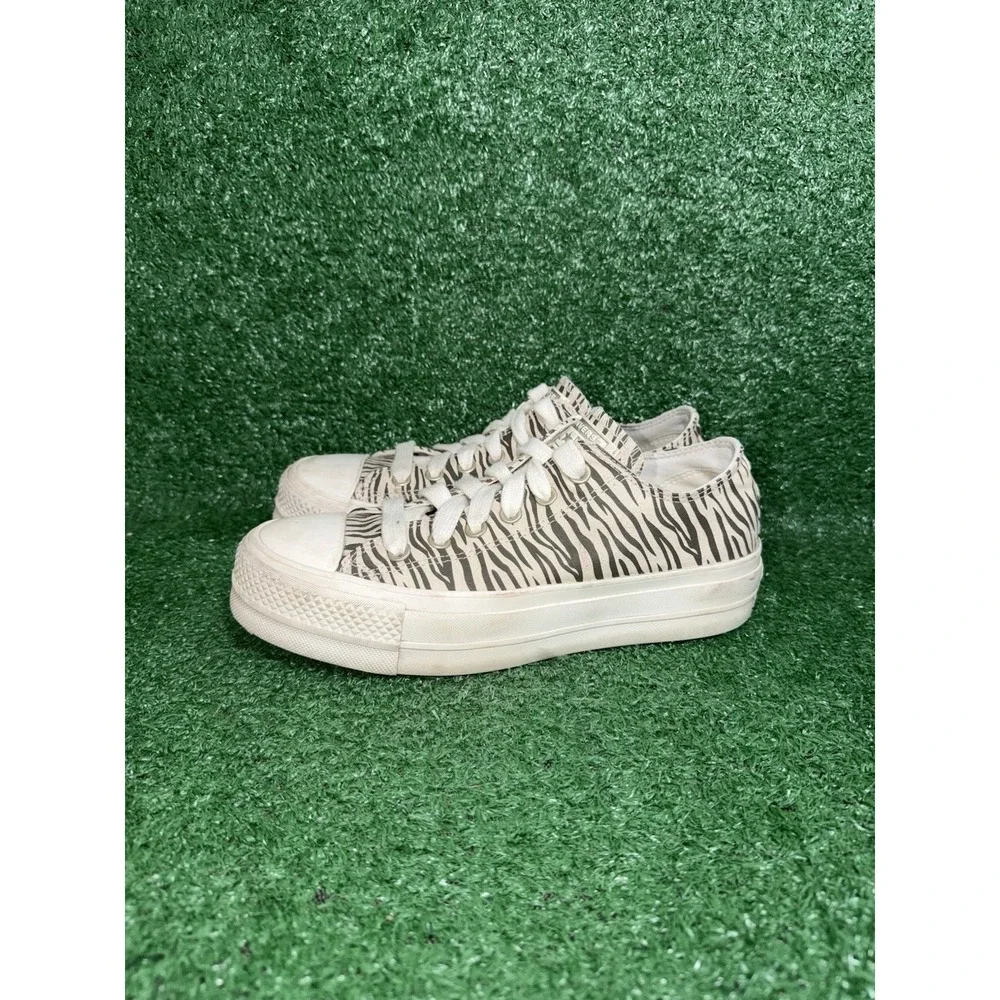 Converse Chuck Taylor All Star Platform Leopard Print Casual Shoe Women Size 8.5